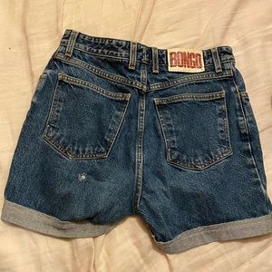Vintage Bongo high waisted denim shorts size 27/28